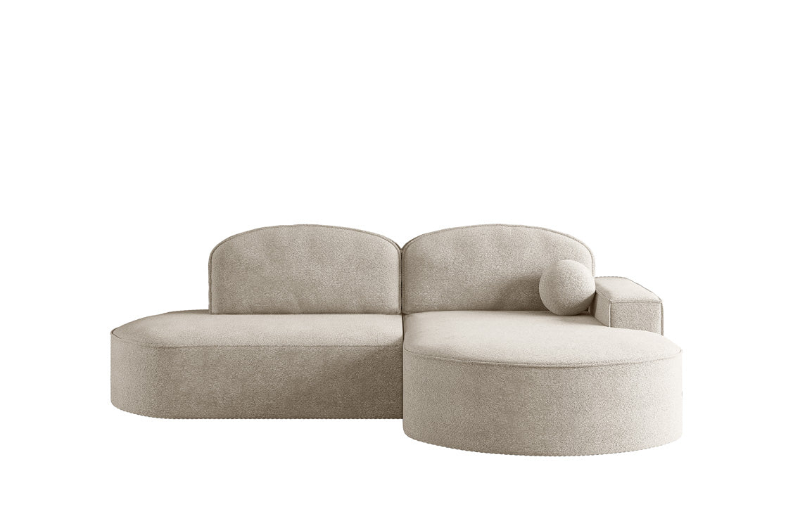 Designer Sofa Lenny Bouclé med sove- og klapfunktion