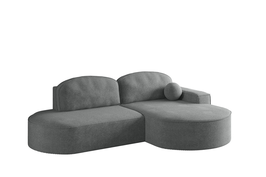 Designer Sofa Lenny Bouclé med sove- og klapfunktion