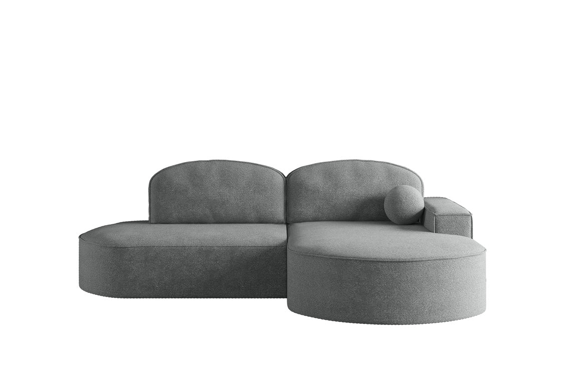 Designer Sofa Lenny Bouclé med sove- og klapfunktion