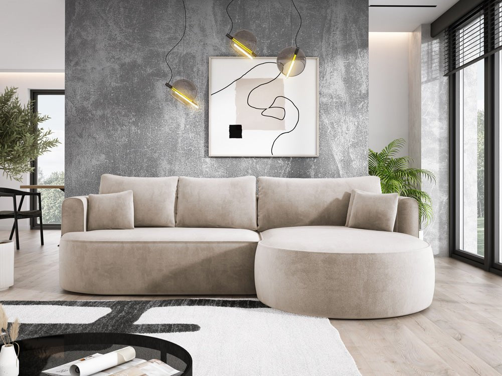 Designer L Sofa Lucca i Velour