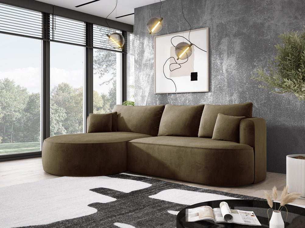 Designer L Sofa Lucca i Velour