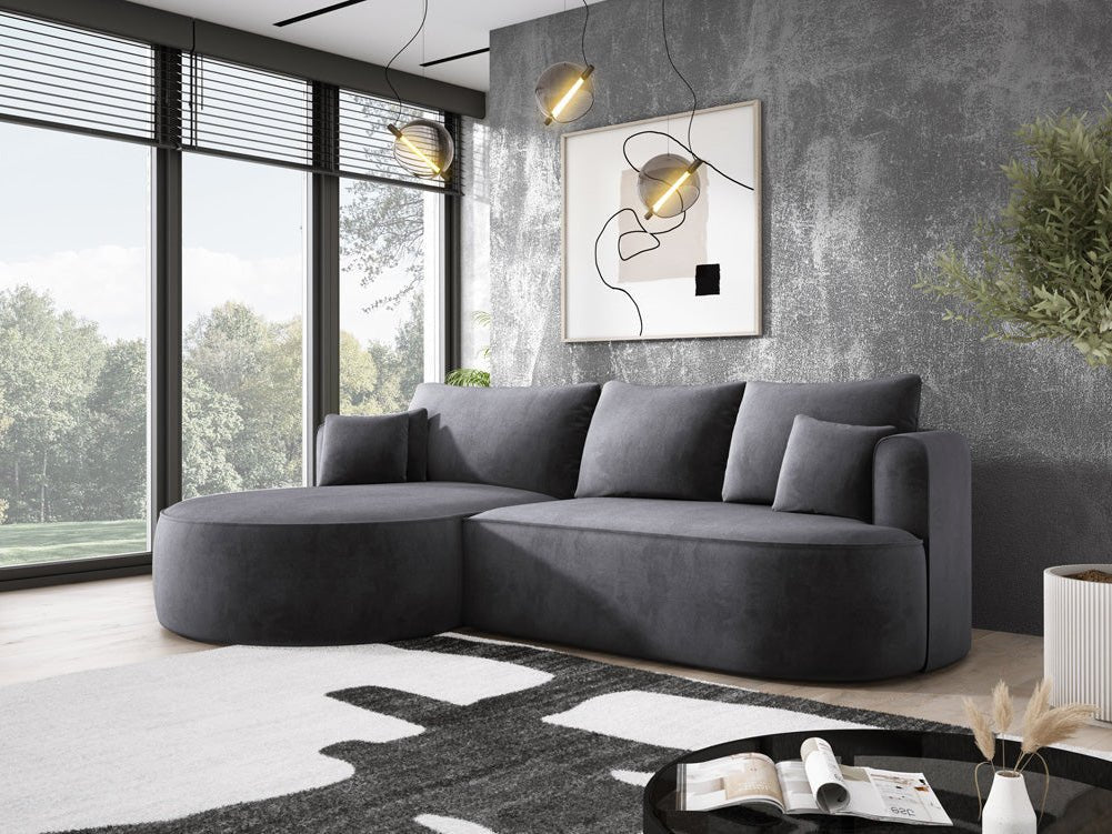 Designer L Sofa Lucca i Velour