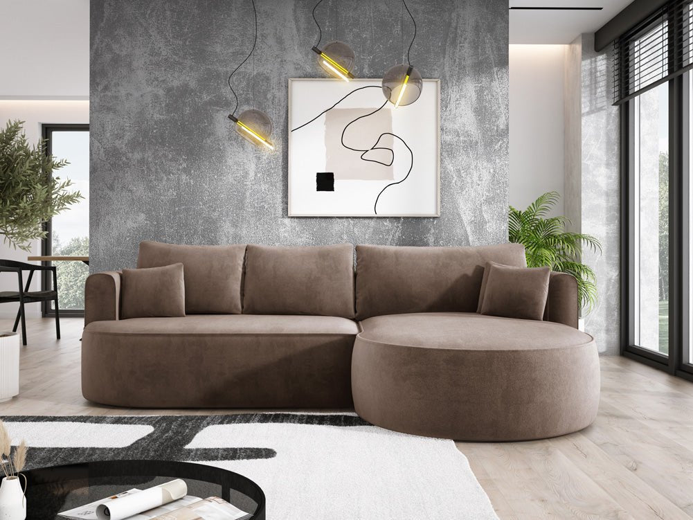 Designer L Sofa Lucca i Velour