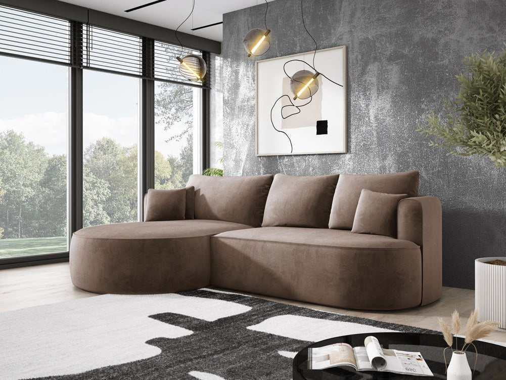 Designer L Sofa Lucca i Velour