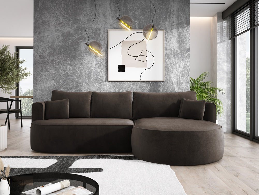 Designer L Sofa Lucca i Velour