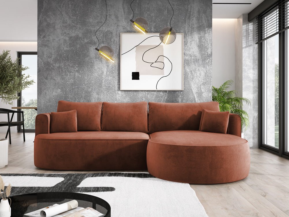 Designer L Sofa Lucca i Velour