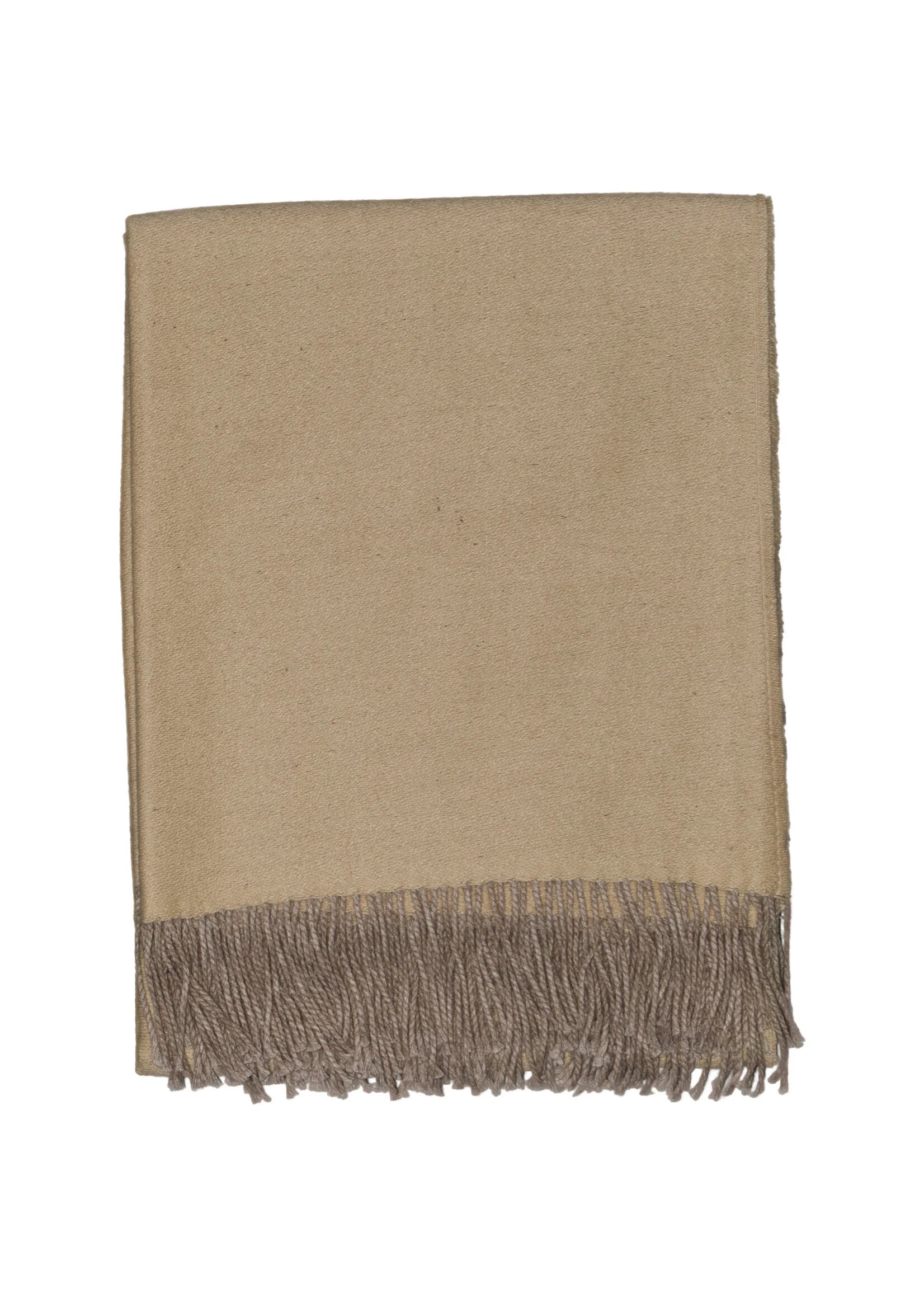 Let alpaka sengetæppe Elora - Ren alpakawolle i Sand - 175x135 cm