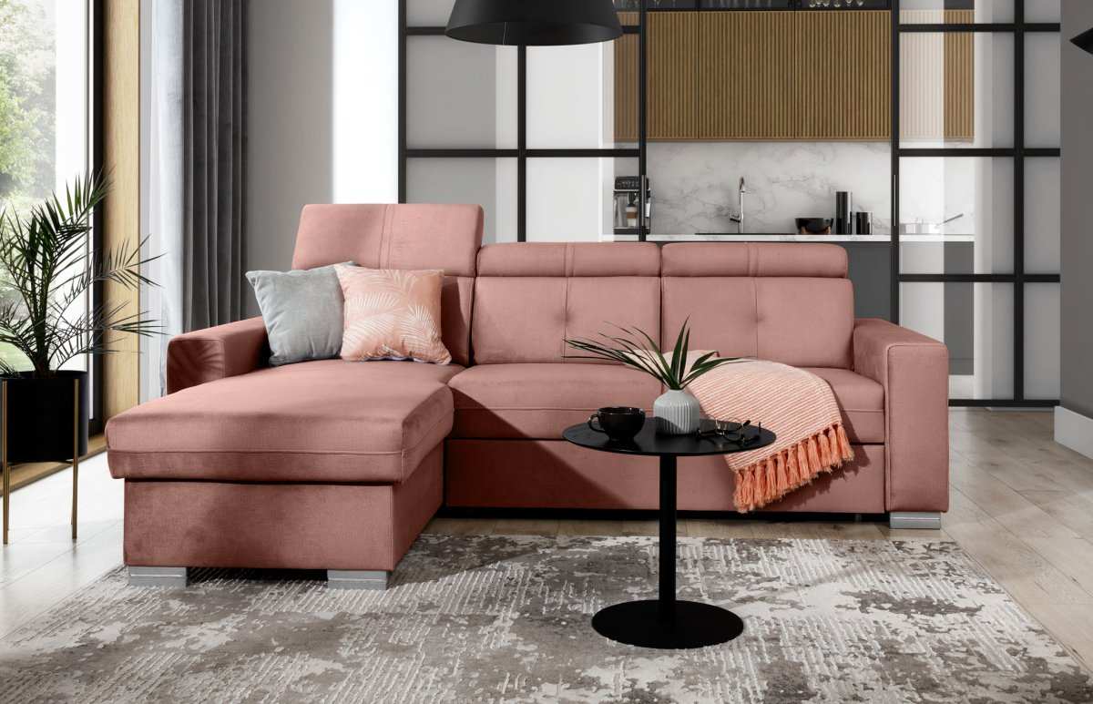 Designer Sofa Ferila mit Schlaf- und Klappfunktion - Luxusbetten24