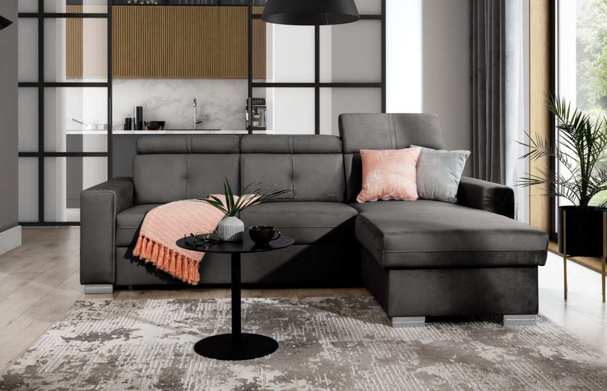 Designer Sofa Ferila mit Schlaf- und Klappfunktion - Luxusbetten24