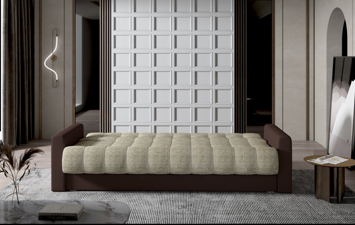 Designer Sofa Garett mit Schlaf- und Klappfunktion - Luxusbetten24