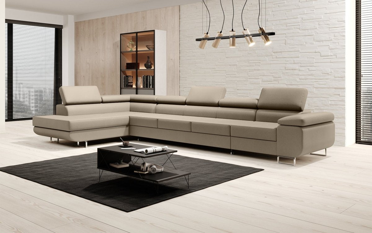 Designer Sofa Maxi mit Schlaf - und Klappfunktion - Luxusbetten24