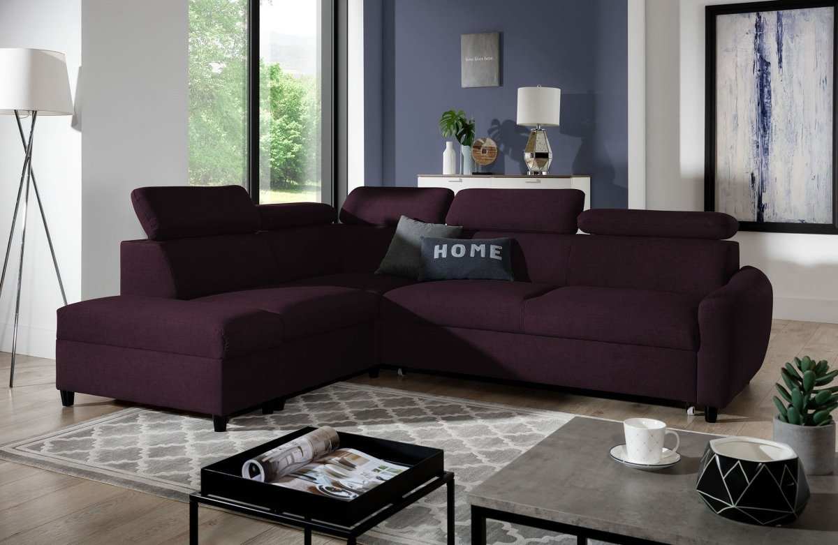 Designer Sofa Noura mit Schlaf- und Klappfunktion - Luxusbetten24