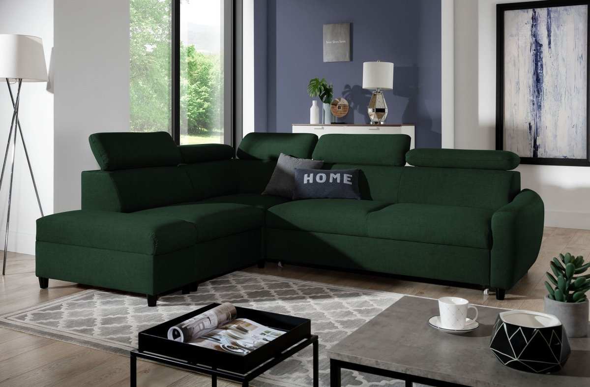 Designer Sofa Noura mit Schlaf- und Klappfunktion - Luxusbetten24