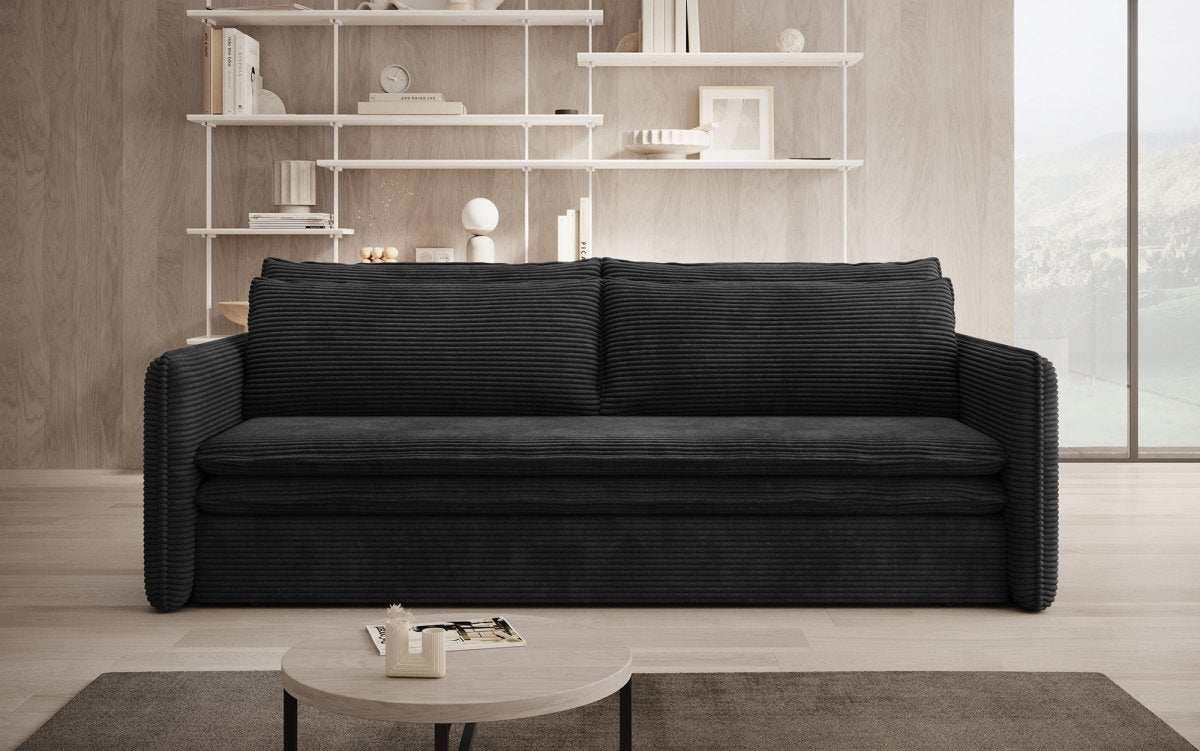 Designer Sofa Tilo Slim mit Schlaf- und Klappfunktion - Luxusbetten24